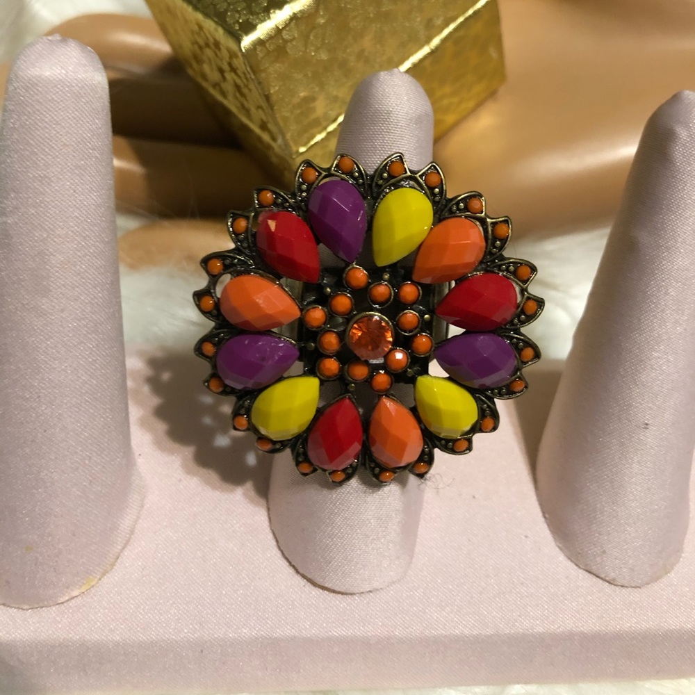 Beautiful Big Bling Stretch Fun Ring!!!